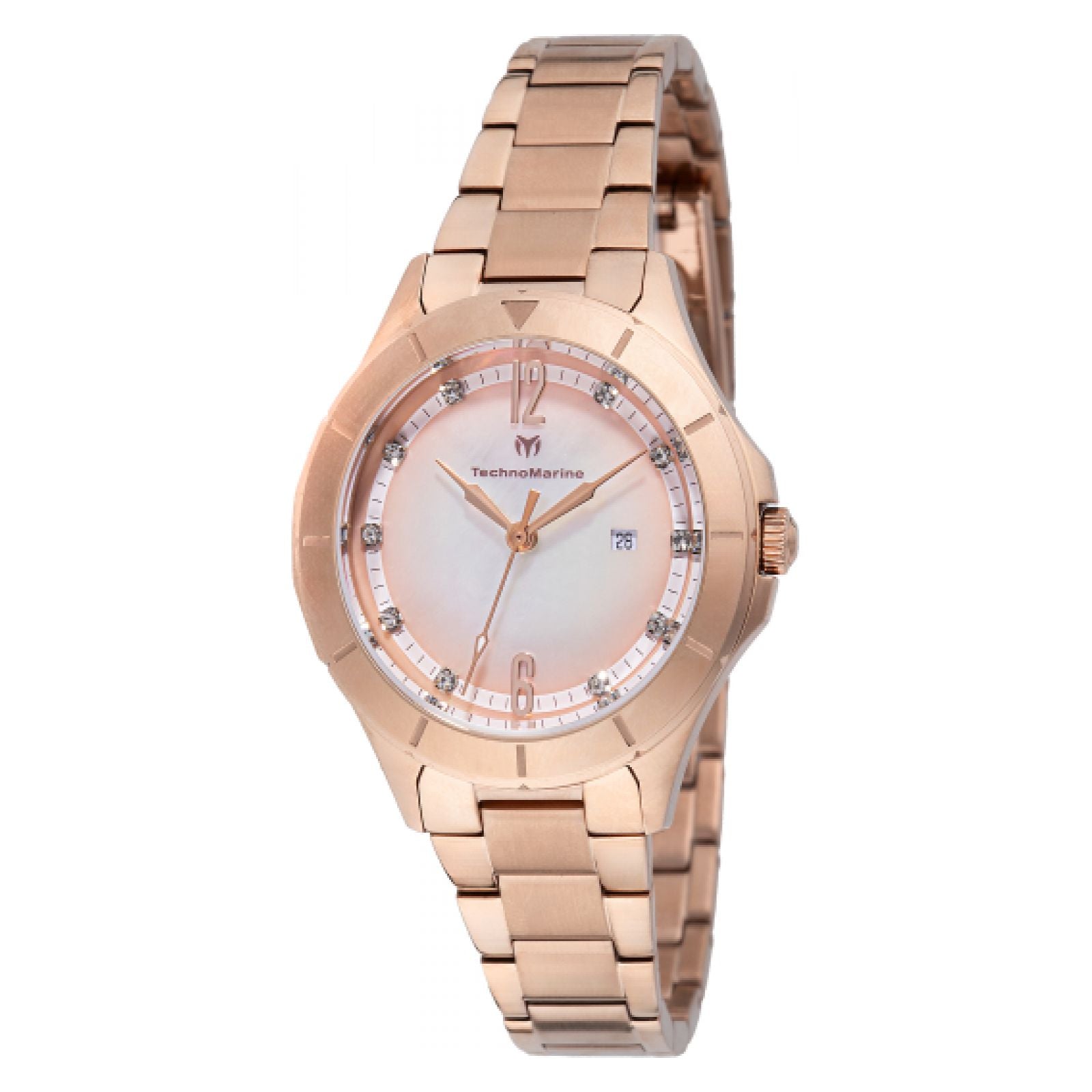 TechnoMarine Luna Women's Rose Gold Watch TM 826002